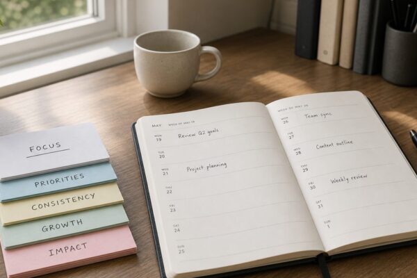 Contentplan maken dat je wél volhoudt: een simpel systeem voor drukke ondernemers