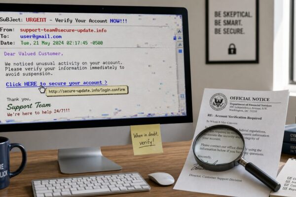 KVK phishing herkennen: 8 signalen waarmee ondernemers nep-mails snel spotten